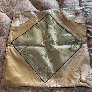 X2 New in package Oriental butterfly satin pillow cases
